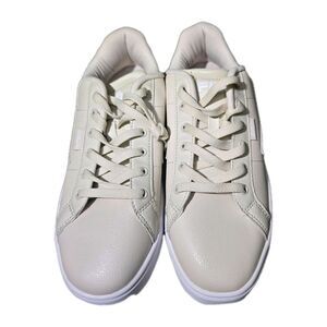 FILA Women’s Sneakers Size 9.5 Cream White Lace Up Casual Shoes